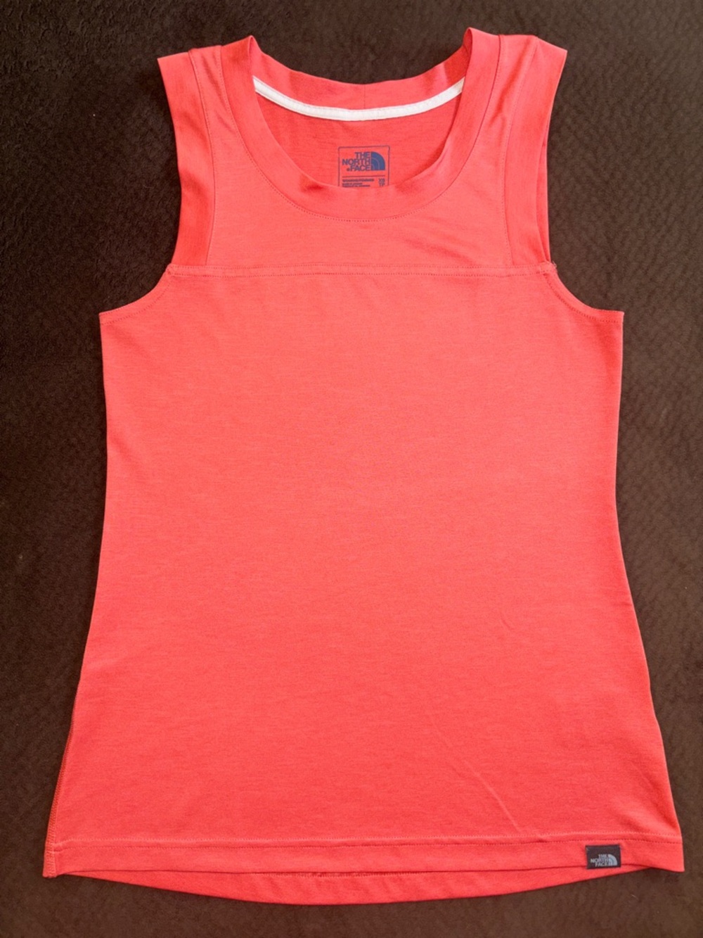 The North Face FlashDry Tank Top Women's XS Coral Pink Moisture Wicking
